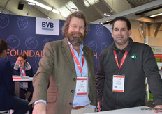 Eric Boot from main sponsor BVB and Bart Joosten from Mertens.